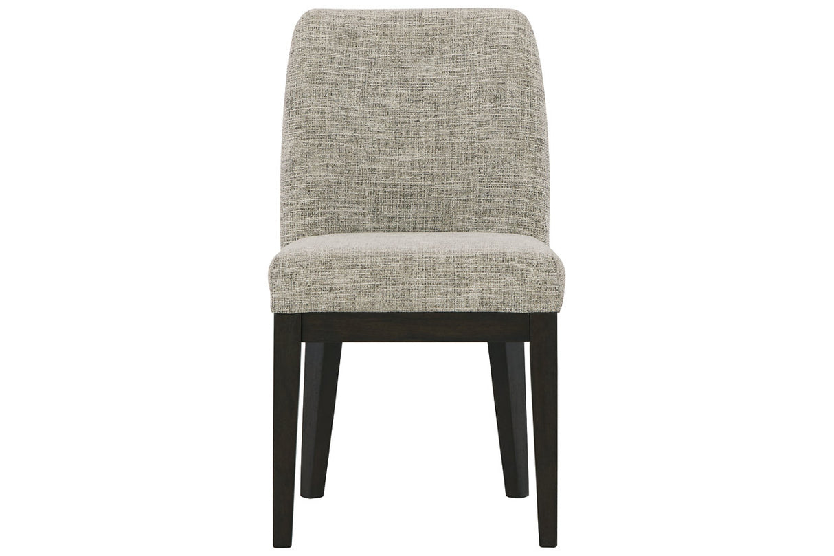 Burkhaus Dark Brown Dining Chair, Set of 2 from Ashley - Luna Furniture