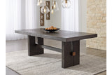 Burkhaus Dark Brown Dining Extension Table from Ashley - Luna Furniture