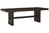 Burkhaus Dark Brown Dining Extension Table from Ashley - Luna Furniture