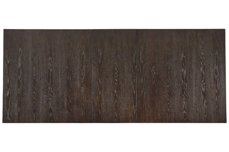 Burkhaus Dark Brown Dining Extension Table from Ashley - Luna Furniture