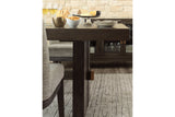 Burkhaus Dark Brown Dining Extension Table from Ashley - Luna Furniture
