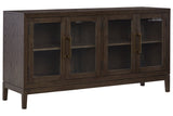 Burkhaus Dark Brown Dining Server from Ashley - Luna Furniture
