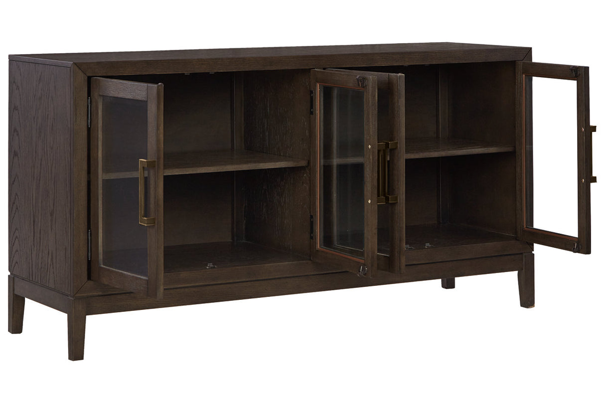 Burkhaus Dark Brown Dining Server from Ashley - Luna Furniture