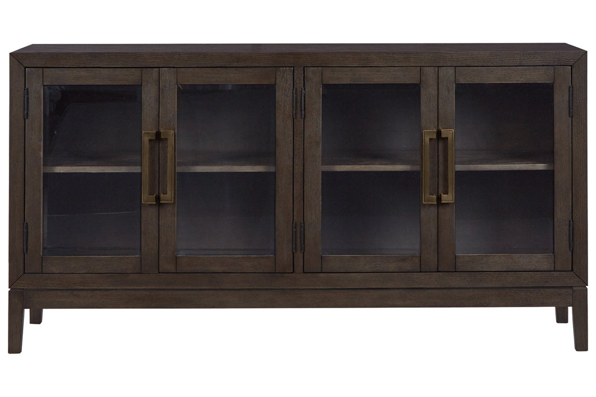 Burkhaus Dark Brown Dining Server from Ashley - Luna Furniture