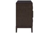 Burkhaus Dark Brown Dining Server from Ashley - Luna Furniture
