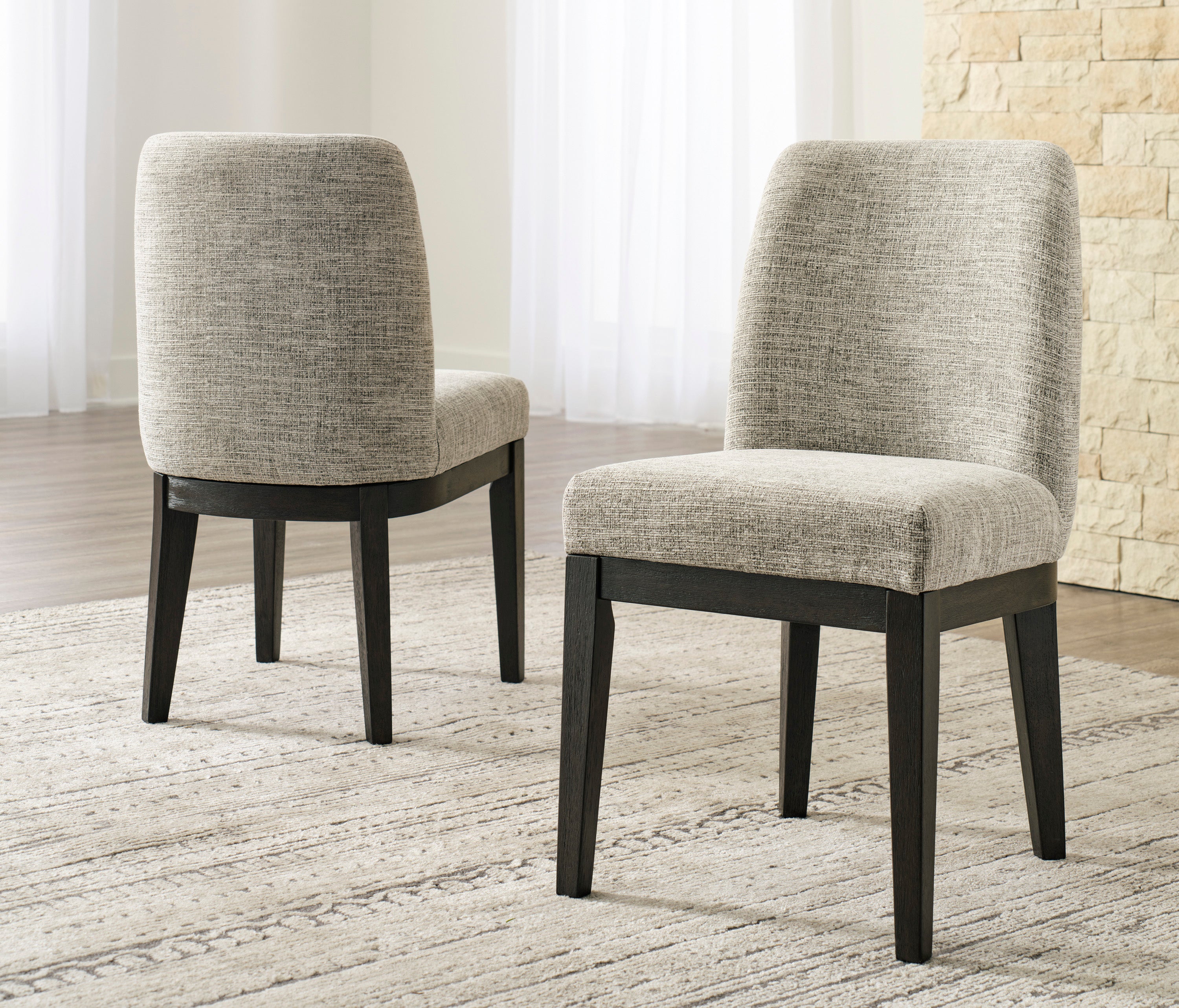 Ashley Burkhaus Dark Brown Extendable Dining Set – Luna Furniture