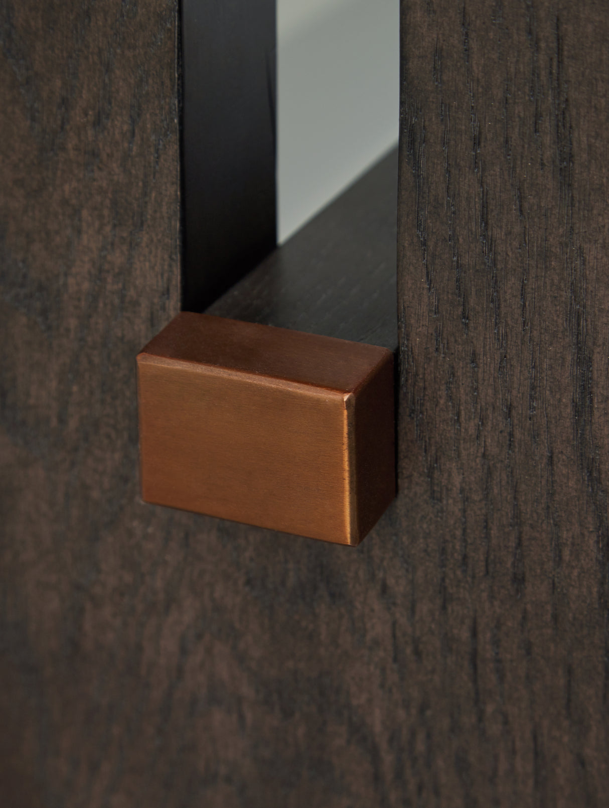 Burkhaus White/Dark Brown Sofa Table from Ashley - Luna Furniture