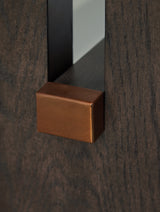 Burkhaus White/Dark Brown Sofa Table from Ashley - Luna Furniture