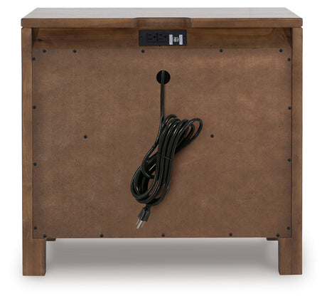 Cabalynn Light Brown Nightstand from Ashley - Luna Furniture