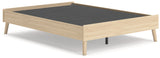 Cabinella Tan Full Platform Base Bed from Ashley Furniture - Luna Furniture