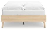 Cabinella Tan Full Platform Base Bed from Ashley Furniture - Luna Furniture