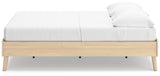 Cabinella Tan Full Platform Base Bed from Ashley Furniture - Luna Furniture