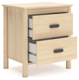 Cabinella Tan Nightstand from Ashley Furniture - Luna Furniture
