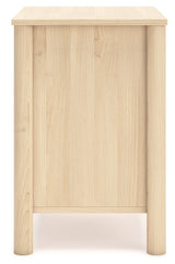 Cabinella Tan Nightstand from Ashley Furniture - Luna Furniture