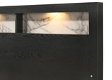 Cadence Black LED Panel Bedroom Set from Crown Mark - Luna Furniture