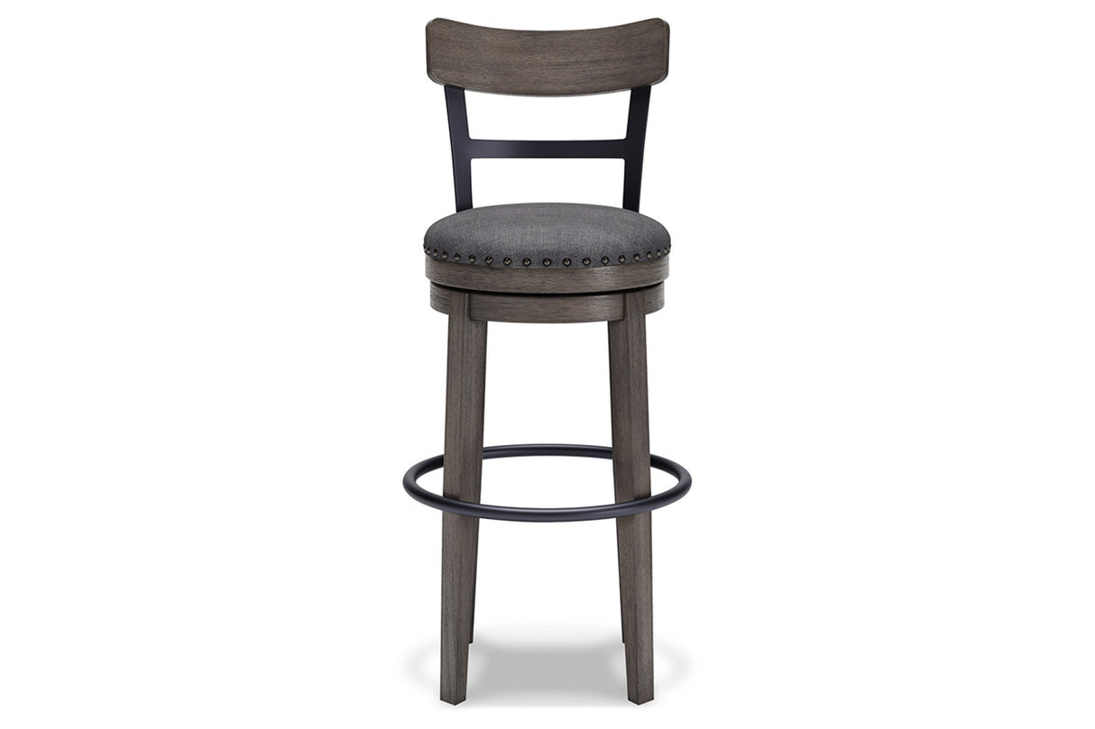 Caitbrook Gray Bar Height Barstool from Ashley - Luna Furniture