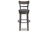 Caitbrook Gray Bar Height Barstool from Ashley - Luna Furniture