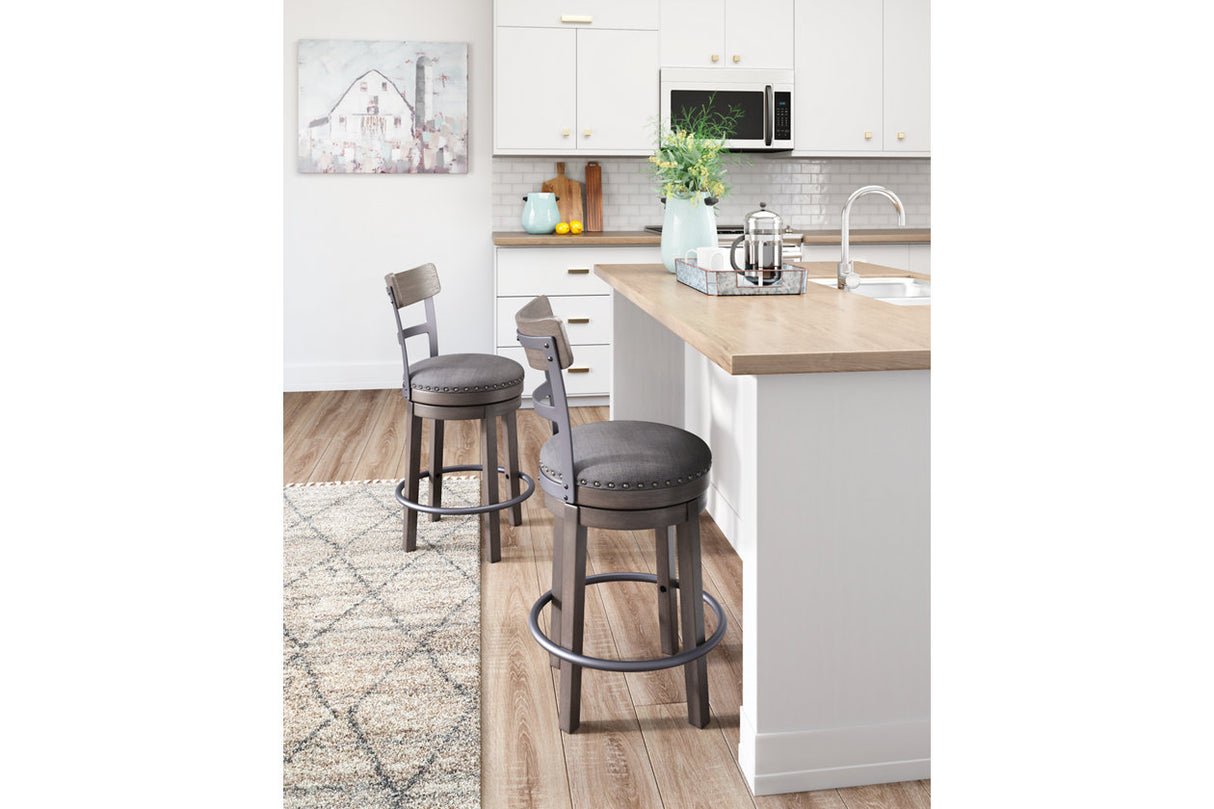 Caitbrook Gray Counter Height Barstool from Ashley - Luna Furniture