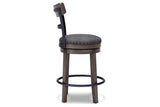 Caitbrook Gray Counter Height Barstool from Ashley - Luna Furniture