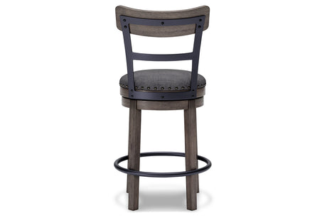 Caitbrook Gray Counter Height Barstool from Ashley - Luna Furniture