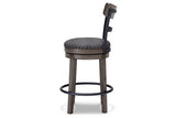 Caitbrook Gray Counter Height Barstool from Ashley - Luna Furniture