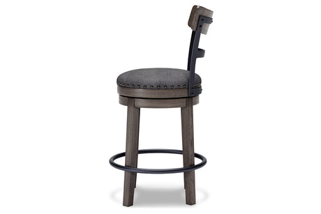 Caitbrook Gray Counter Height Barstool from Ashley - Luna Furniture