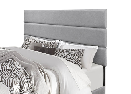 Calnory Gray King Platform Bed from Happy Homes - Luna Furniture
