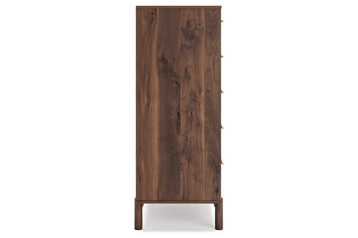 Calverson Mocha Chest of Drawers from Ashley - Luna Furniture
