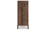 Calverson Mocha Chest of Drawers from Ashley - Luna Furniture