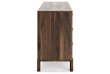 Calverson Mocha Dresser from Ashley - Luna Furniture