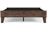 Calverson Mocha Full Platform Base Bed from Ashley - Luna Furniture