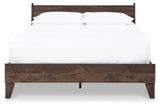 Calverson Mocha Full Platform Bed from Ashley - Luna Furniture