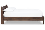 Calverson Mocha Full Platform Bed from Ashley - Luna Furniture