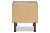Calverson Mocha Nightstand from Ashley - Luna Furniture