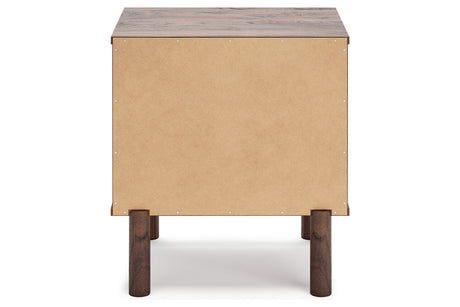 Calverson Mocha Nightstand from Ashley - Luna Furniture
