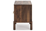 Calverson Mocha Nightstand from Ashley - Luna Furniture