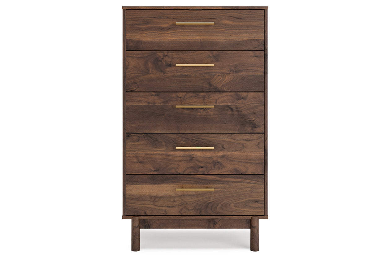 Calverson Mocha Chest of Drawers – Luna Furniture
