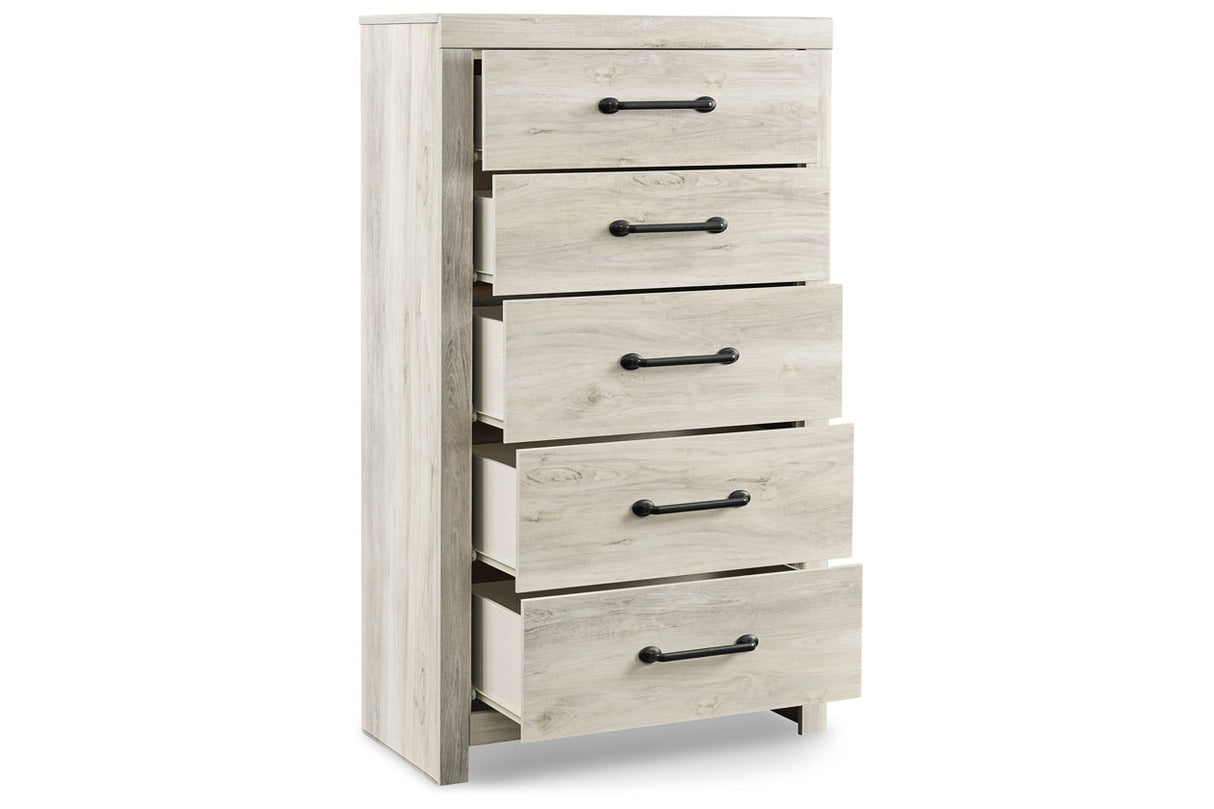 Cambeck Whitewash Chest of Drawers from Ashley - Luna Furniture