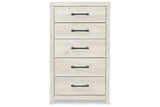 Cambeck Whitewash Chest of Drawers from Ashley - Luna Furniture