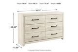Cambeck Whitewash Dresser from Ashley - Luna Furniture