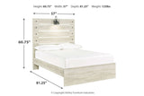 Cambeck Whitewash Full Panel Bed from Ashley - Luna Furniture