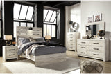 Cambeck Whitewash Full Panel Bed from Ashley - Luna Furniture