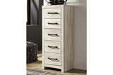 Cambeck Whitewash Narrow Chest of Drawers from Ashley - Luna Furniture
