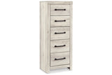 Cambeck Whitewash Narrow Chest of Drawers from Ashley - Luna Furniture