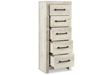 Cambeck Whitewash Narrow Chest of Drawers from Ashley - Luna Furniture