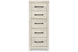 Cambeck Whitewash Narrow Chest of Drawers from Ashley - Luna Furniture