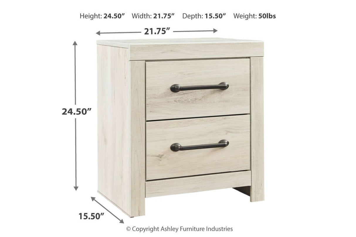 Cambeck Whitewash Nightstand from Ashley - Luna Furniture