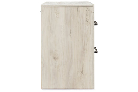 Cambeck Whitewash Nightstand from Ashley - Luna Furniture