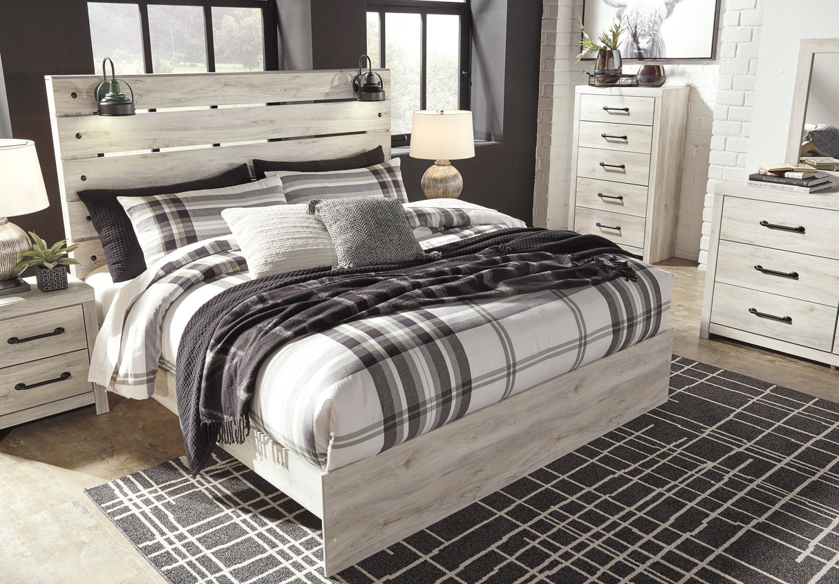 Cambeck Whitewash Panel Bedroom Set from Ashley - Luna Furniture