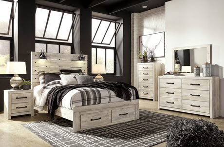 Cambeck Whitewash Storage Panel Bedroom Set from Ashley - Luna Furniture